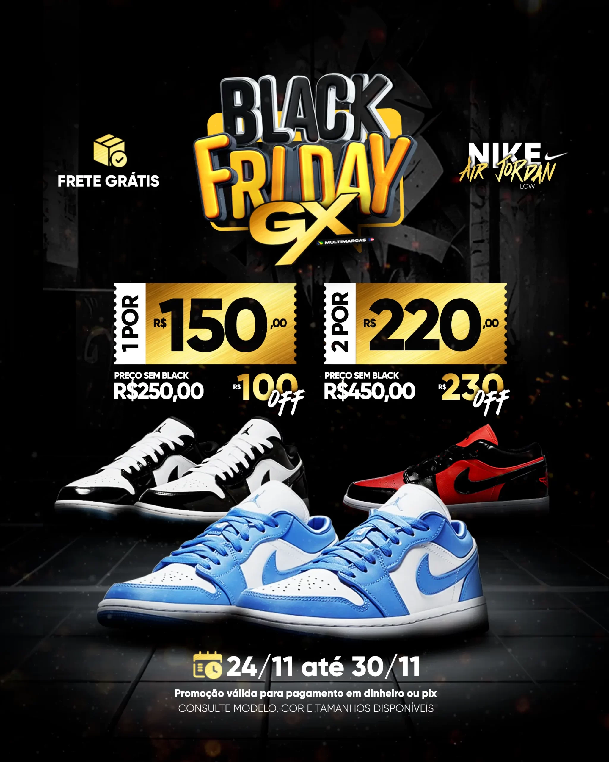 BLACK FRIDAY - GX OUTLET - NIKES - FEED